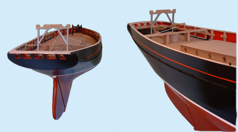 Hull completed from above